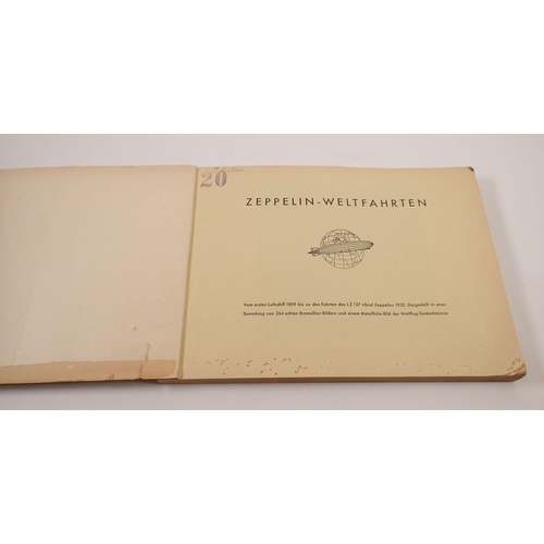 750 - A Zeppelin Weltfahten collectors card album, 1932, almost complete