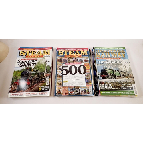 757 - A selection of Railway Magazines, Heritage Railway, Steam Railway and Steam together with three rail... 