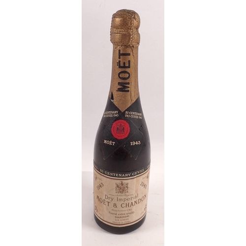 788 - A 1743-1943 Bi-Centenary Dry Imperial Moet & Chandon 1/2 bottle of Champagne, sealed