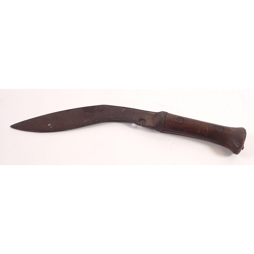 796 - An early 20th century small kukri knife, 30cm long