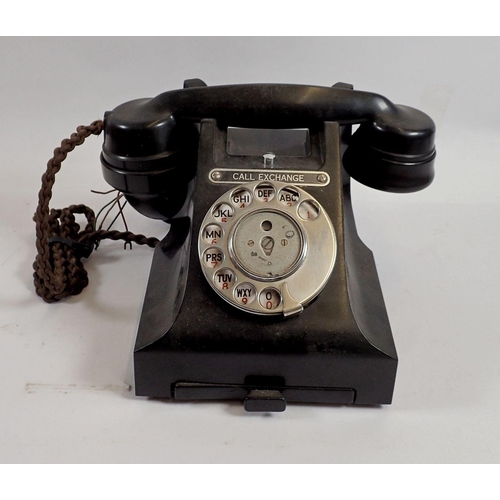 992 - An old Bakelite telephone