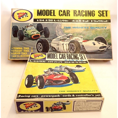 1107 - A Nichimo Japanese car racing set in two boxes