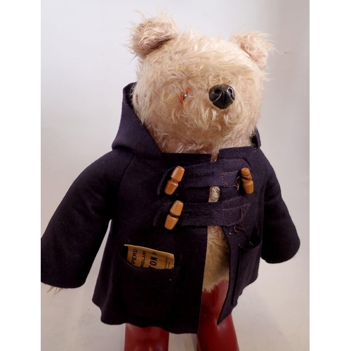 1129 - A Gabrielle Paddington Bear with torn label, 46cm tall