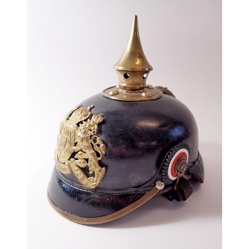 1156 - A German Pickelhaube helmet