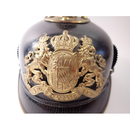 1156 - A German Pickelhaube helmet