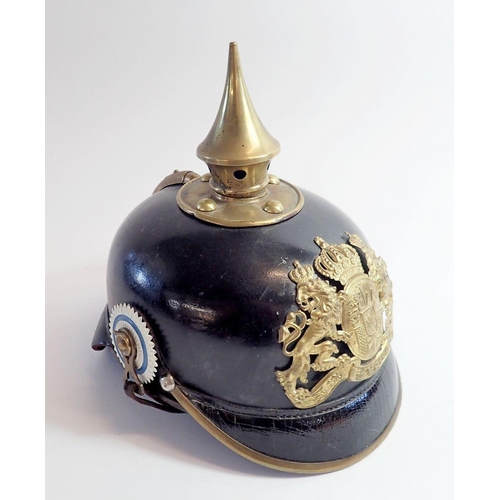 1156 - A German Pickelhaube helmet