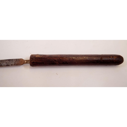 1173 - A leather clad swagger sword stick