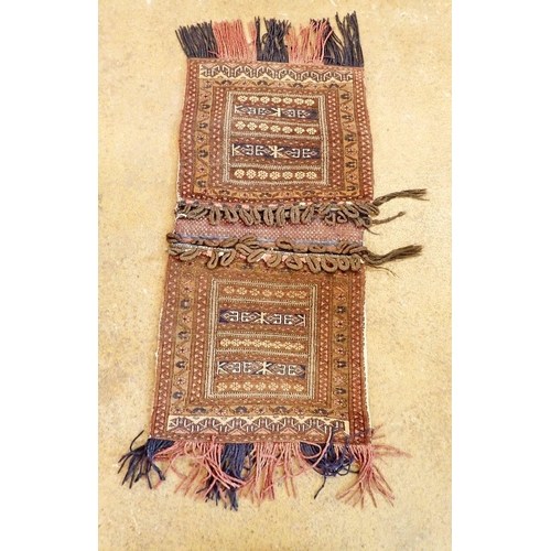 1224 - A saddle bag from Saudi Arabia, 55cm wide x 107cm long