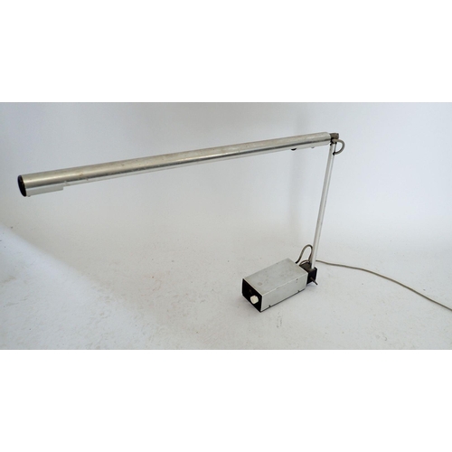 1245 - An early 1960's Best and Lloyd aluminium cantilever desk lamp designed by Gerald Abramovitz reg desi... 