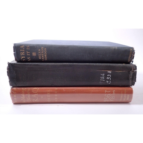 669 - A group of three books on the Middle East including 'The Making of Modern Iraq' 1935 first edition