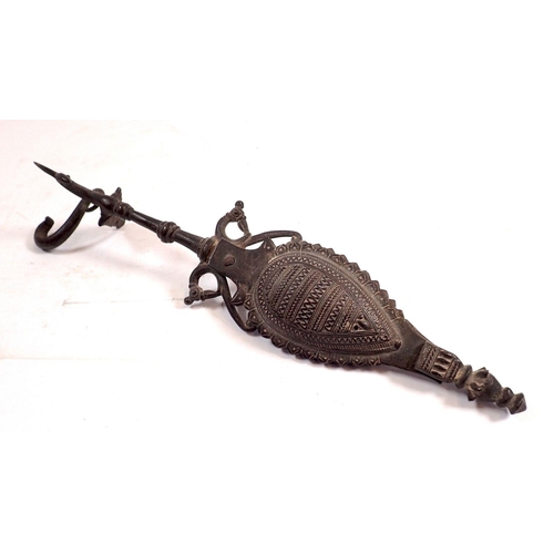 815 - An Indian brass pendent incense burner