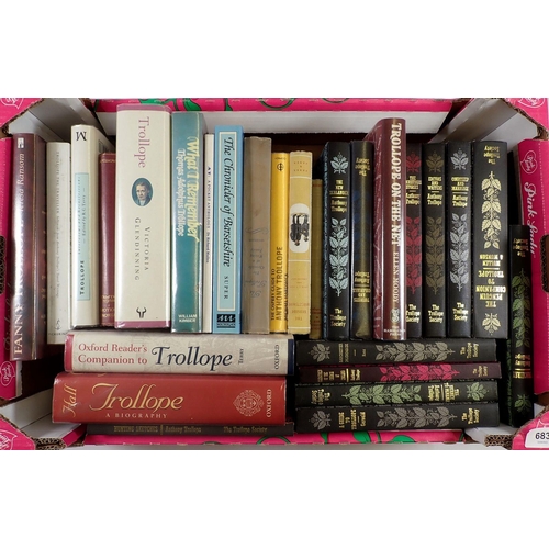 683 - Anthony Trollope, a box of books about the author and his works