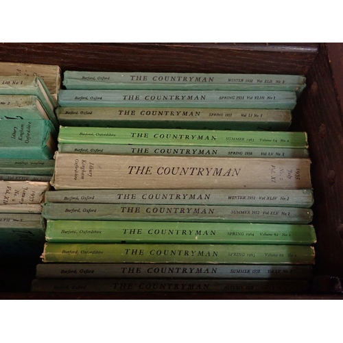 685 - A large quantity of The Countryman Magazine 1930's to 50's