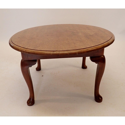 1185 - An early 20th century circular mahogany coffee table by Eric Shirley, Nairobi, Kenya, 75cm diameter