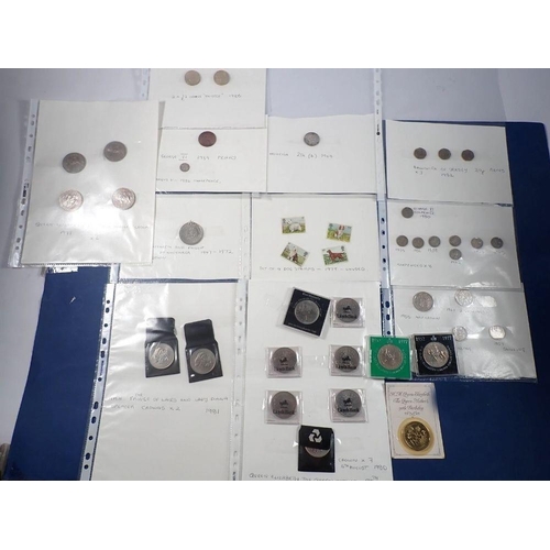 500 - A Miscellaneous lot of coinage including: 17 decimal commemoratives e.g. Queen Mother 90th birthday ... 