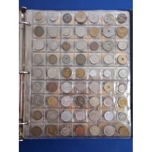 509 - Two full coin albums of world coinage mainly 20th century with countries examples: African e.g. Nige... 