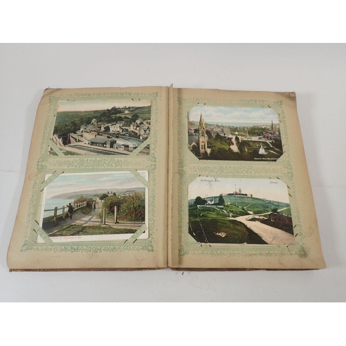 588 - A miscellanous lot of postcards incluidng album (approx 90) general printed topograpical plus quanti... 