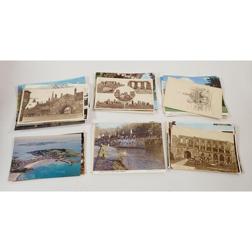 592 - A shoebox of South West GB postcards including  Cornwall (90), Devon(250 approx.), Dorset (150+), So... 