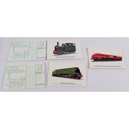 619 - Forty eight reproduction train cards