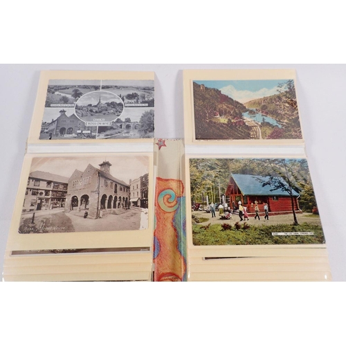 626 - Two albums of local postcards including Ross on Wye and Herefordshire (120)