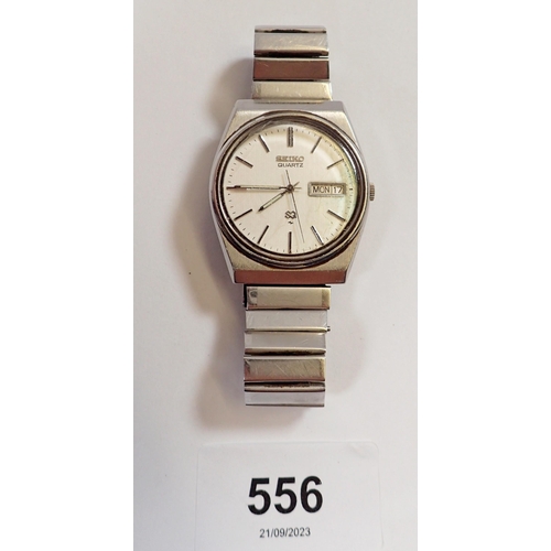 556 - A Seiko gentlemen's Quartz wrist watch