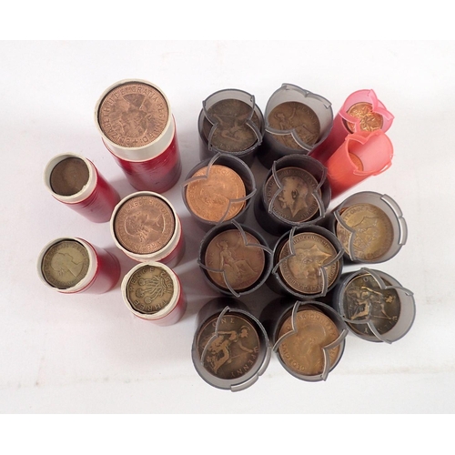 582 - A quantity of copper/bronze pre-decimal farthings, halfpennies, pennies includes Channel Islands Jer... 