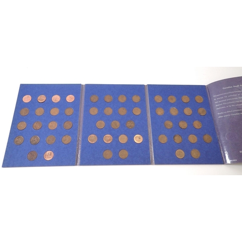 585 - A quantity of North America cents contained in Shore Line & Whitman coin folders including - USA: Li... 