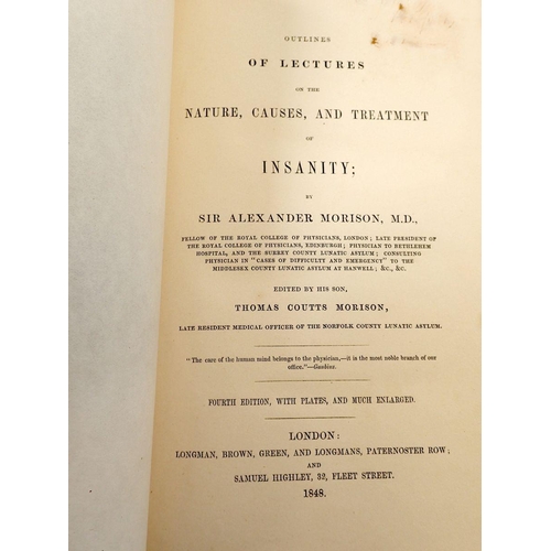 605 - The Science and Art of Surgery by John Erichsen, 1857 second edition together with Human Osteology c... 