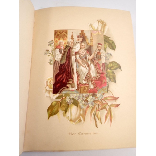 631 - Fifty Golden Years, In Events in the Queens Reign with colour plates, published by Raphael Tuck 1897