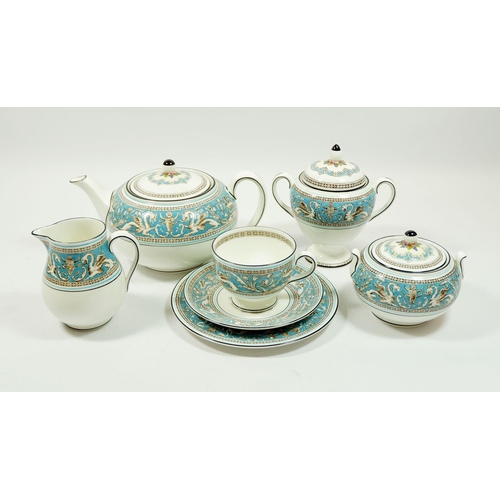 66 - A Wedgwood Florentine dinner service 151 pieces in total comprising: nine 9