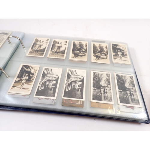 678 - Two albums of full and part set of cigarette cards featuring Players, Wills, Sunripe, Cavanders etc.... 