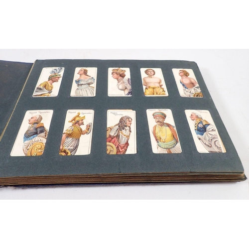 679 - A quantity of cigarette cards including Players, Wills, Cavanders, Nicolas Sarony etc. in albums plu... 