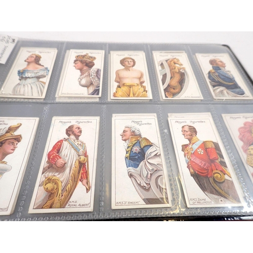 680 - An album of twenty two sets of cigarette cards  including Wills Allied Army Leaders, cat value £550