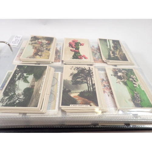 683 - An album of twenty one sets of cigarette cards including Players Aircraft of the RAF, cat value £550