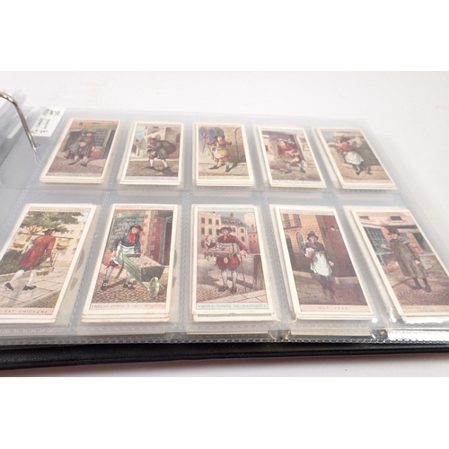 683 - An album of twenty one sets of cigarette cards including Players Aircraft of the RAF, cat value £550