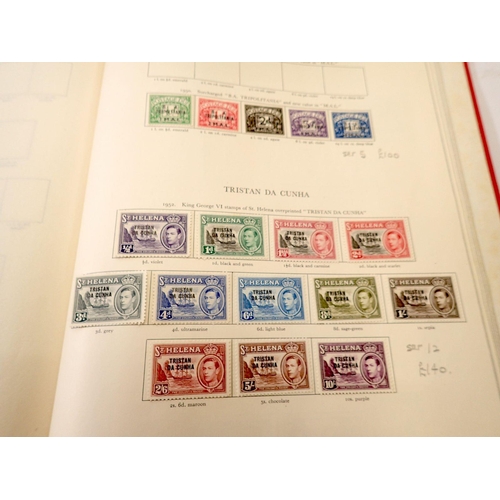 686 - A George VI Commonwealth stamp album, over 1700 stamps mint/unmounted, cat value £8,500