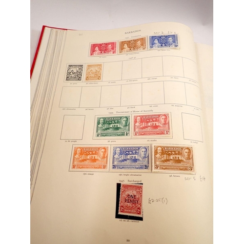 686 - A George VI Commonwealth stamp album, over 1700 stamps mint/unmounted, cat value £8,500