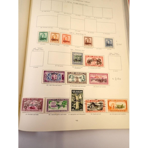 686 - A George VI Commonwealth stamp album, over 1700 stamps mint/unmounted, cat value £8,500