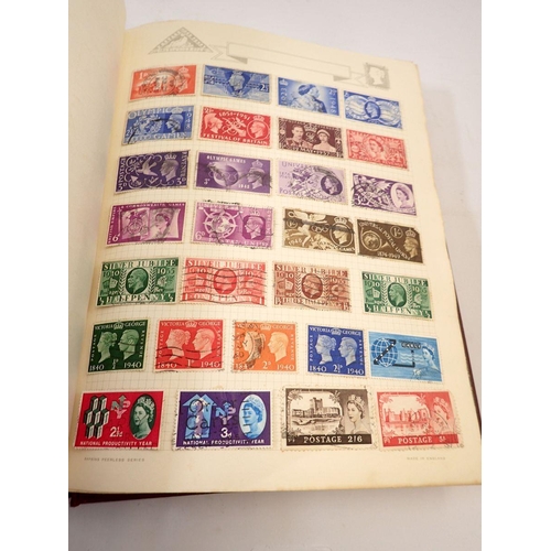 687 - A stamp album containing British stamps and first day covers