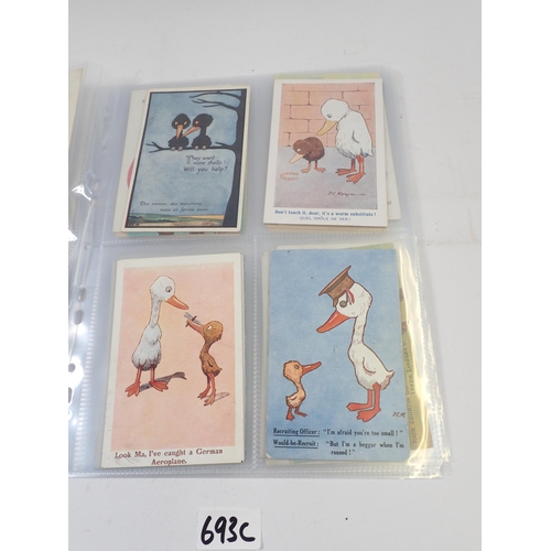 693C - A group of artist signed and humour postcards including Mabel Lucie Attwell (30)