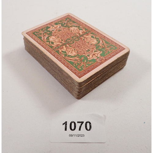 1070 - A Victorian set of playing cards by the New York Consolidated Card Co: “Squeezers No.35”