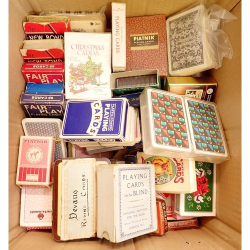 1071 - A box of various playing cards