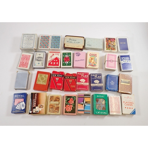 1071 - A box of various playing cards