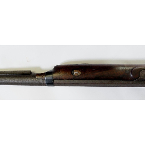 1098 - A late 18th century/early 19th century hunting rifle or elephant gun, 128cm long