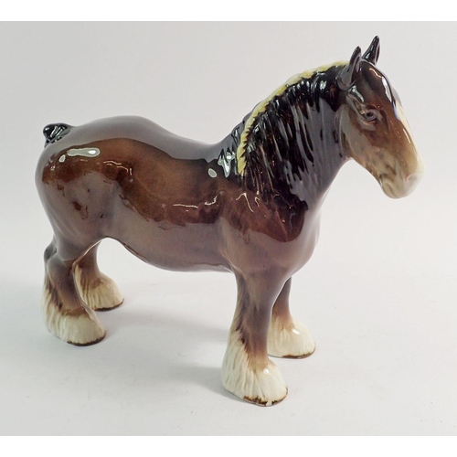 140 - A Beswick cart horse