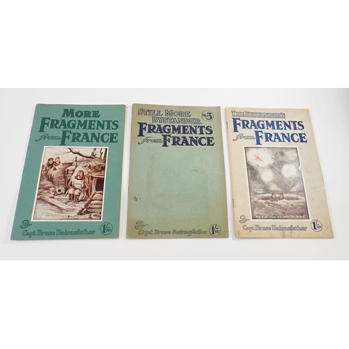 640 - Three Fragments from France magazines by Bruce Bairnsfather