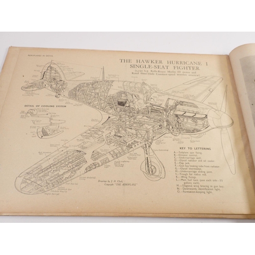 649 - A book of 'Drawings of the 1600 HP Bristol Hercules' and other aeroplanes 1942