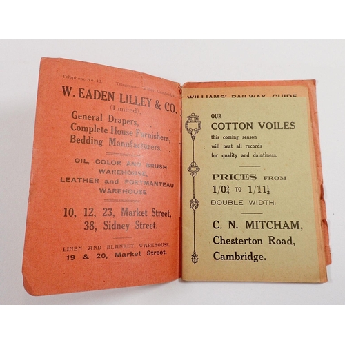 666 - A Williams Cambridge & District Railway Guide  Jan-Mar 1917