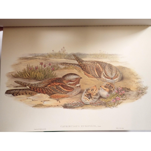 675 - The Birds of Great Britain by John Gould vols 1 to 5 (1980) foreword signed by Peter Scott, limited ... 