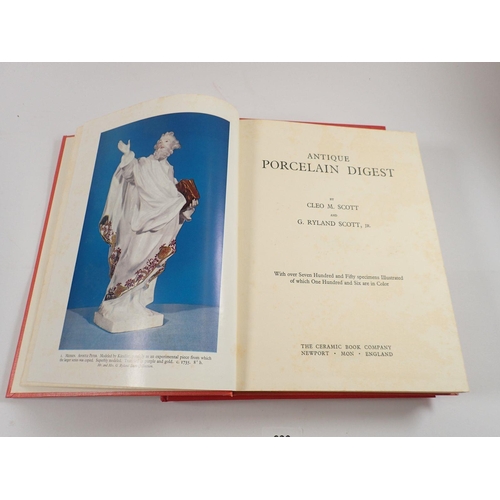 686 - Antique Porcelain Digest with over seven hundred and fifty illustrations and Pontypool and Usk Japan... 